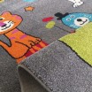Moderný koberec do detskej izby s dokonalým motívom zvieratiek