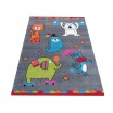 Moderný koberec do detskej izby s dokonalým motívom zvieratiek