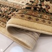 Exkluzivní oválný koberec v krémové barvě