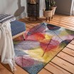 Krásný kvalitní koberec s barevnými listy