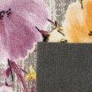Kvalitní barevný koberec s motivem květin