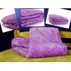 Deka na postel fialové barvy