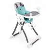 Stylová dětská jídelní židle v mentolové barvě