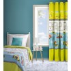Kvalitní přehozy na dětskou postel v zeleno bílé barvě a motivem formulí