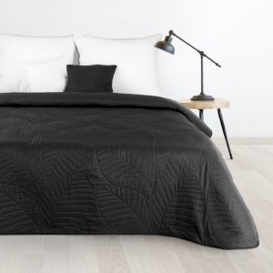 Moderní přehoz na postel Boni černý