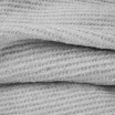 Kvalitní šedá deka s vaflovou strukturou