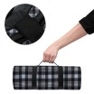 Černá pikniková deka 130 x 150 cm