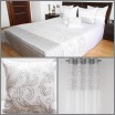 Bílá luxusní dekorační sestava do ložnice