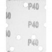 Brusný papír na suchý zip delta 140 x 140 x 80 mm, K40, 5 ks, s otvory 54H009 GRAPHITE