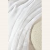 Kvalitní bílý závěs  Maura  se závěsnými kroužky 140 x 260 cm