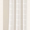 Měkká krémová záclona  Maura  se závěsem na kolečkách 250 x 250 cm