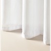 Bílý závěs Sensia s průchodkami 400 x 250 cm