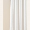 Bílý závěs Sensia s průchodkami 400 x 250 cm