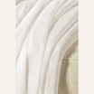Krémový závěs Sensia s průchodkami 400 x 250 cm