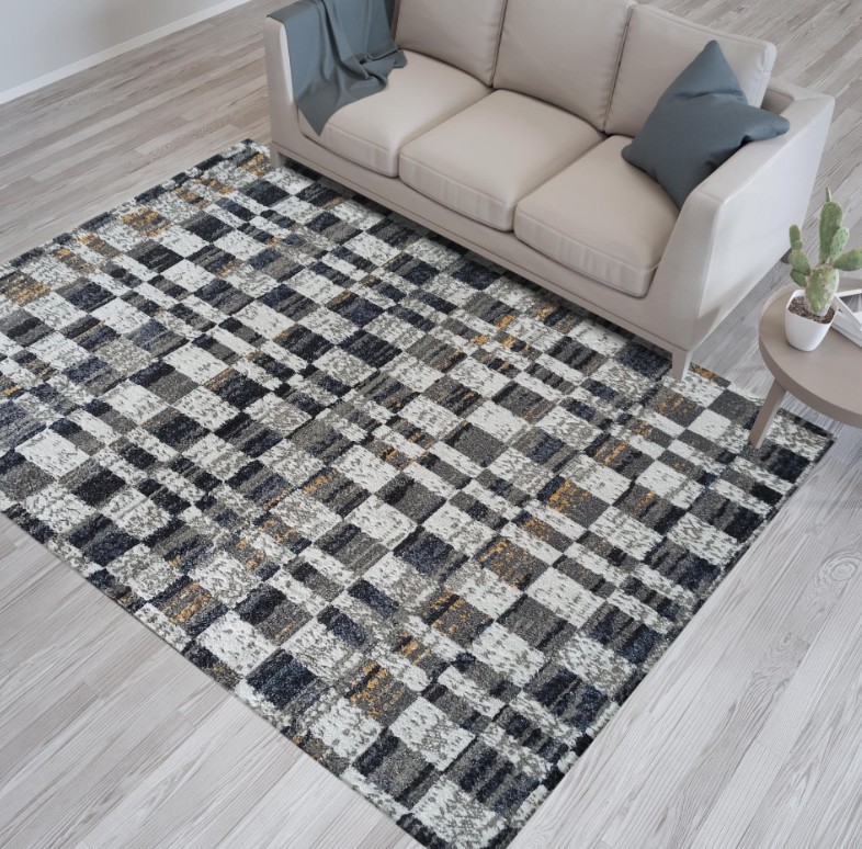 Designový vzorovaný koberec