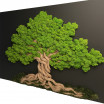 Mechový obraz Strom života 60 x 120 cm