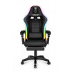 Herní židle HC-1039 LED RGB Black
