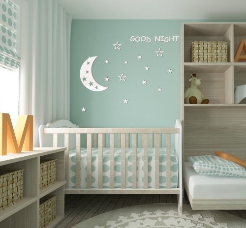 Nalepovací dětské dekorace na stěnu Good night