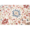 Krémový kulatý koberec ve vintage stylu