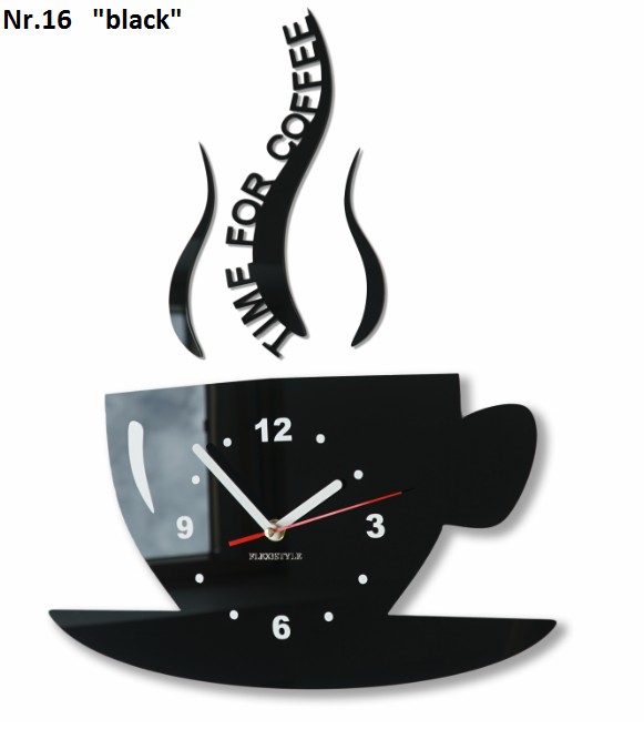 Nástěnné hodiny Time for coffee