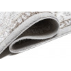 Světle béžovo-šedý vintage designový koberec se vzory