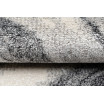 Tmavě šedý designový koberec s abstraktním vzorem