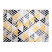 Výrazný trendy koberec s geometrickým vzorem