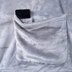Hrubá měkká deka šedé barvy