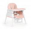 Dětská židlička na krmení 3v1 skládací ECOTOYS PINK