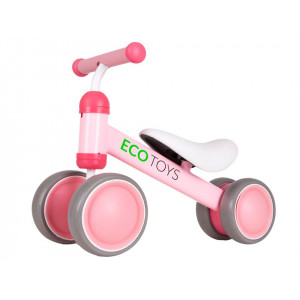 Dětské kolo v růžové barvě ECOTOYS