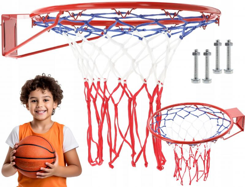 Basketbalový koš se síťkou o průměru 45 cm