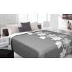 Luxusní oboustranný přehoz na postel odstíny šedé barvy