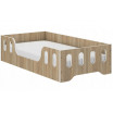 Dětská postel LAKI 140 x 70 cm v dekoru dub sonoma