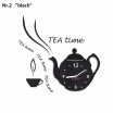 Dekorační kuchyňské hodiny Tea Time