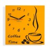 Coffee Time nástěnné kuchyňské hodiny